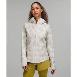 Lululemon Break a Trail Jacket Heritage 365 Camo White Opal Multi Size 10